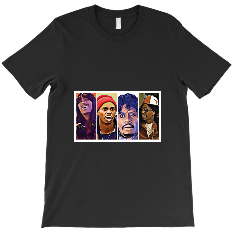 Dave Chappelle T Shirtmany Faces Of Dave Chappelle T Shirt By Hello Ma T-shirt | Artistshot