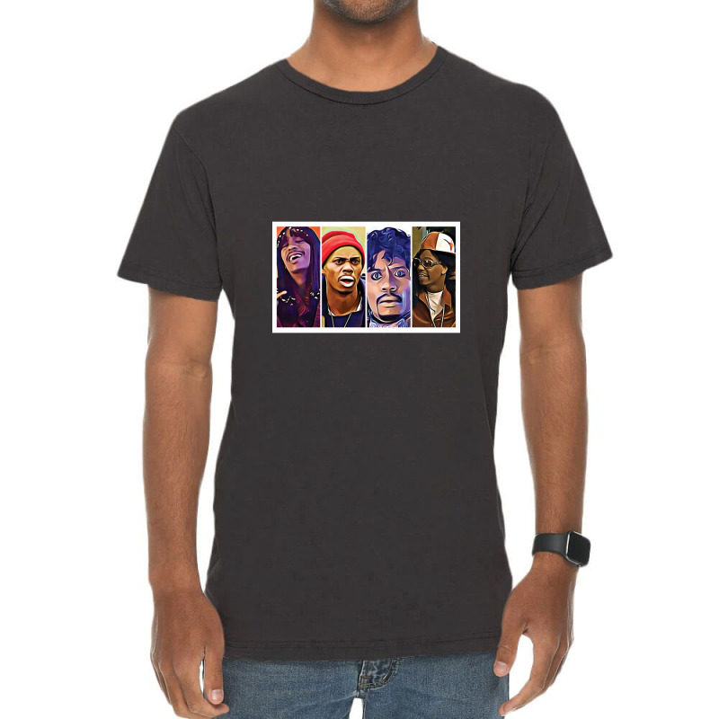 Dave Chappelle T Shirtmany Faces Of Dave Chappelle T Shirt By Hello Ma Vintage T-shirt | Artistshot