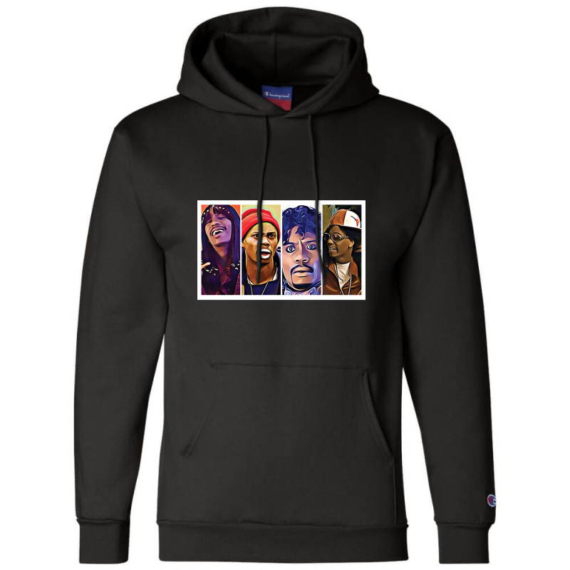 Dave Chappelle T Shirtmany Faces Of Dave Chappelle T Shirt By Hello Ma Champion Hoodie | Artistshot