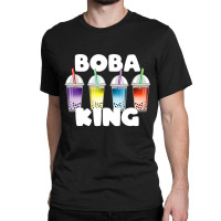 Boba King Tea Tapioca Boba Ball Drink Lover Classic T-shirt | Artistshot