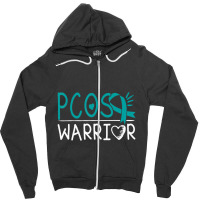 Polycystic Ovary Syndrome Awareness Pcos Survivor Zipper Hoodie | Artistshot