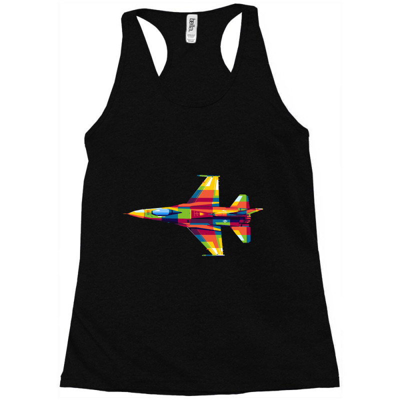 F-16 Fighting Falcon Racerback Tank by Kanmosrin52 | Artistshot