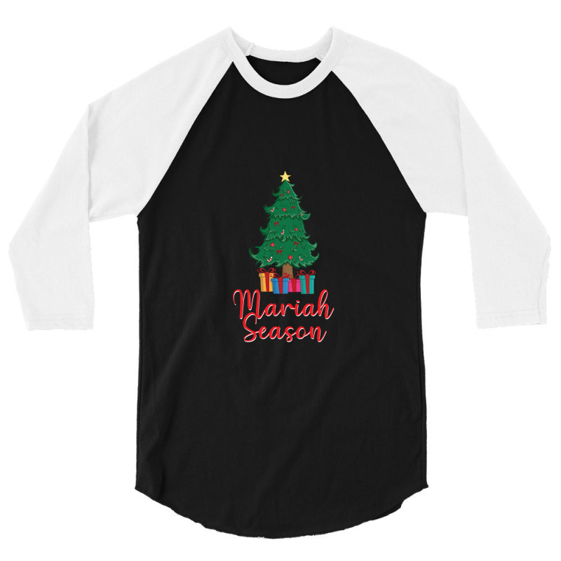 Mariah Carey Season Christmas .png 3/4 Sleeve Shirt by JillMarie | Artistshot