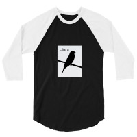 Like A Bird On A Wire .png 3/4 Sleeve Shirt | Artistshot