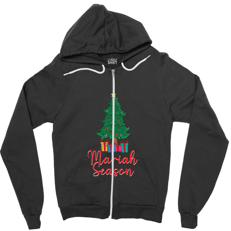 Mariah Carey Season Christmas .png Zipper Hoodie by DonnaLee | Artistshot