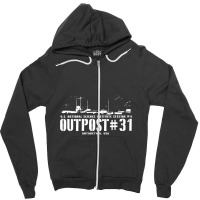 Outpost #31 Shirt Zipper Hoodie | Artistshot