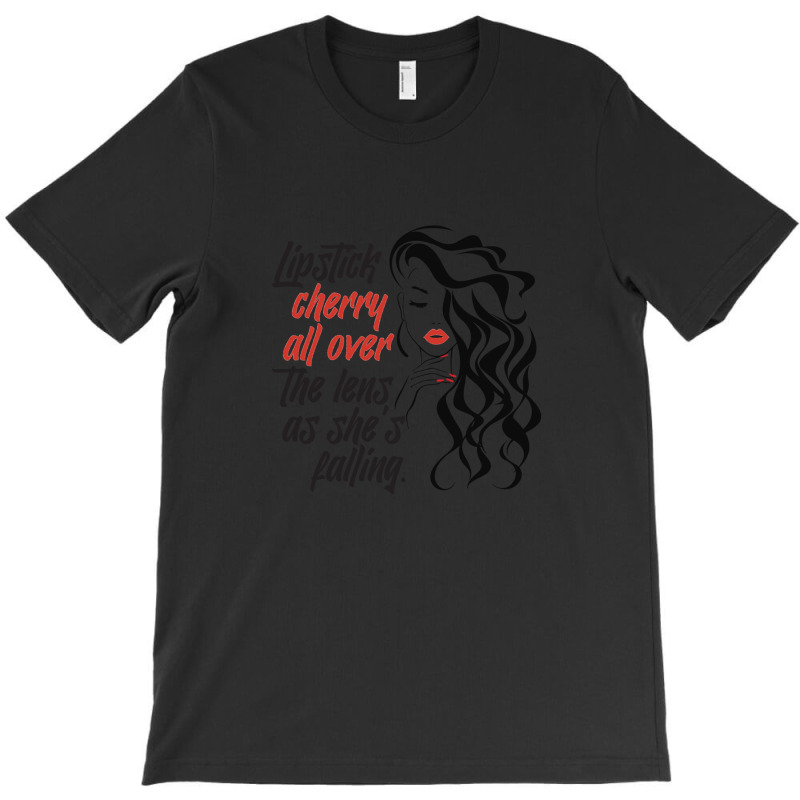 Lipstick Cherry All Over The Lens .png T-shirt | Artistshot