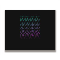 Synthesizer Waveforms Metal Print Horizontal | Artistshot