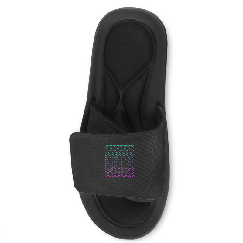 Synthesizer Waveforms Slide Sandal | Artistshot