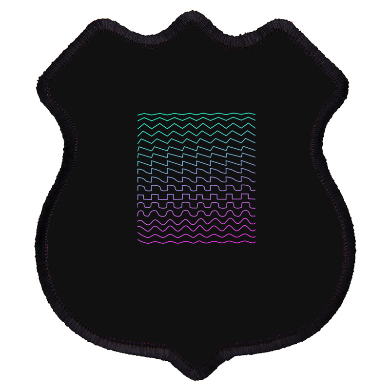 Synthesizer Waveforms Shield Patch | Artistshot