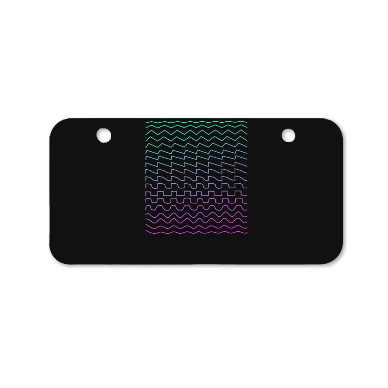 Synthesizer Waveforms Bicycle License Plate | Artistshot