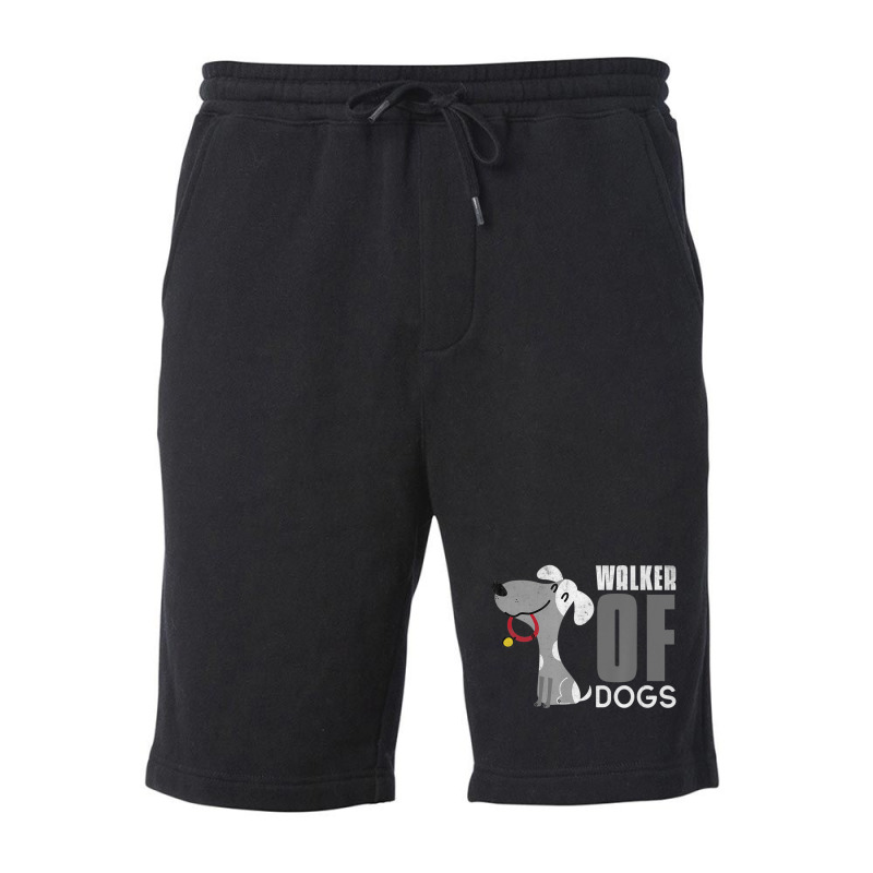 Walker Of Dogs For Professional Dog Walkers Trainers Fleece Short by Konlasa6638 | Artistshot