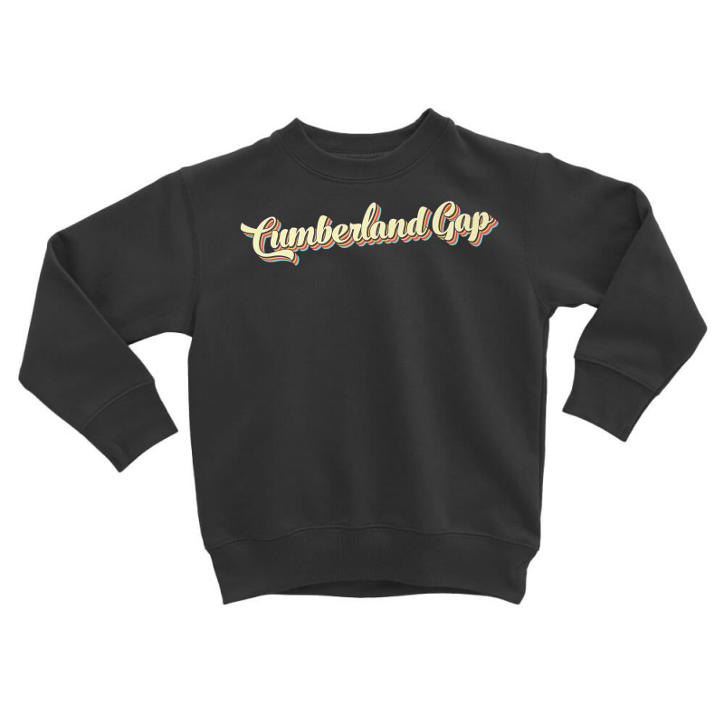 Cumberland Gap Tshirt Retro Art Baseball Font Vintage Premium T Shirt Toddler Sweatshirt | Artistshot