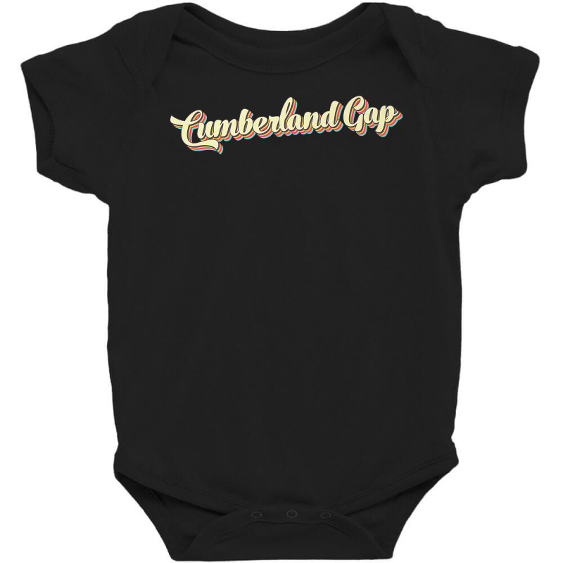 Cumberland Gap Tshirt Retro Art Baseball Font Vintage Premium T Shirt Baby Bodysuit | Artistshot