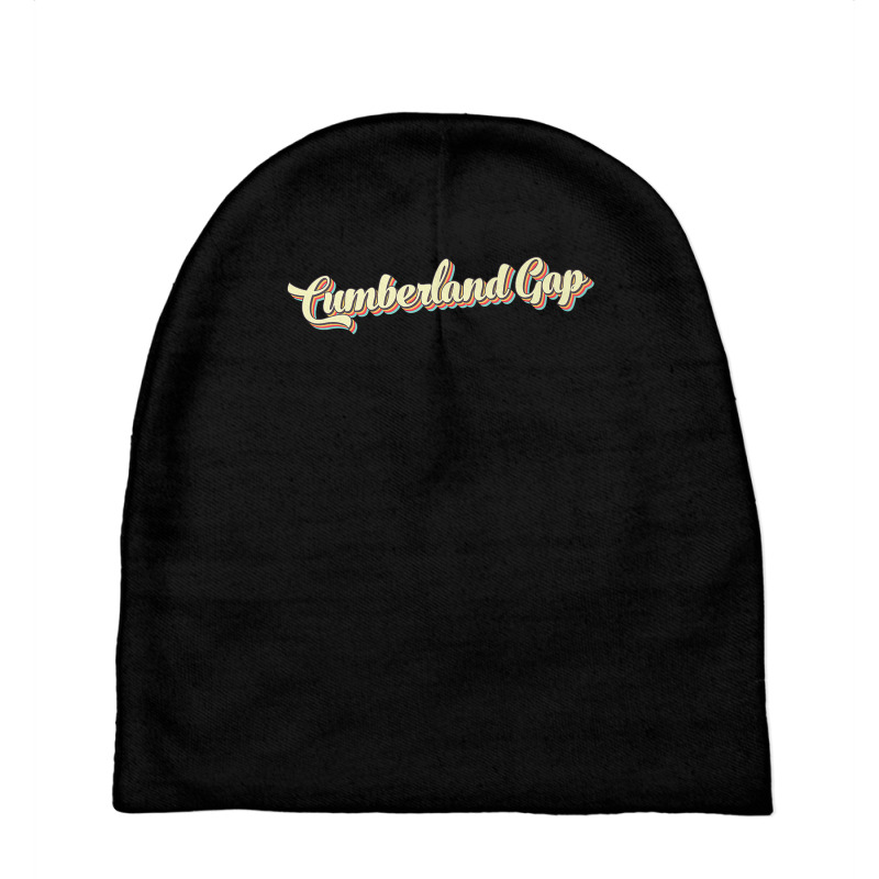 Cumberland Gap Tshirt Retro Art Baseball Font Vintage Premium T Shirt Baby Beanies | Artistshot