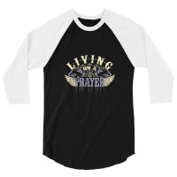 Living On A Prayer .png 3/4 Sleeve Shirt | Artistshot