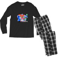 Lloyd And Friends Fan Art .png Men's Long Sleeve Pajama Set | Artistshot