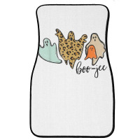 Boo Jee Leopard Funny Halloween Ghost T Shirt Front Car Mat | Artistshot