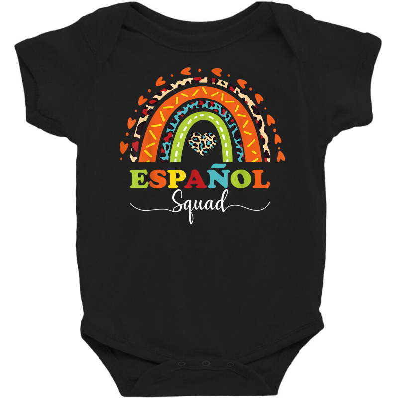 Espanol Squad Bilingual Spanish Teacher Back To School 2022 T Shirt Baby Bodysuit by cm-arts | Artistshot