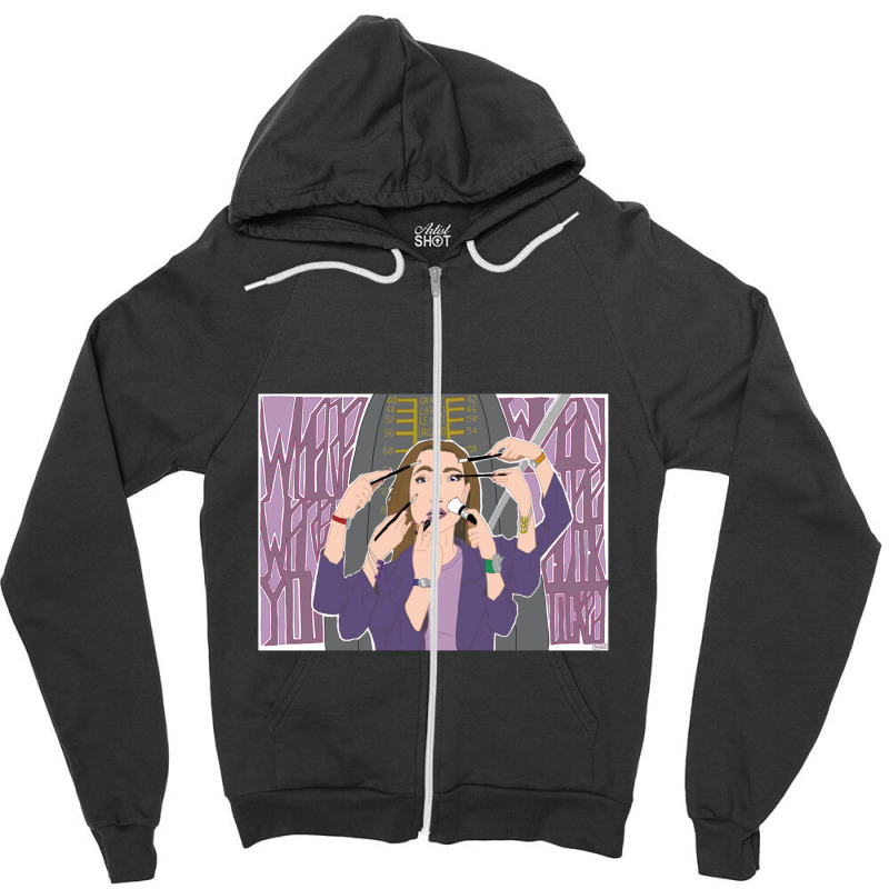 When The Clock Ticked Zipper Hoodie by MandyMOerke | Artistshot