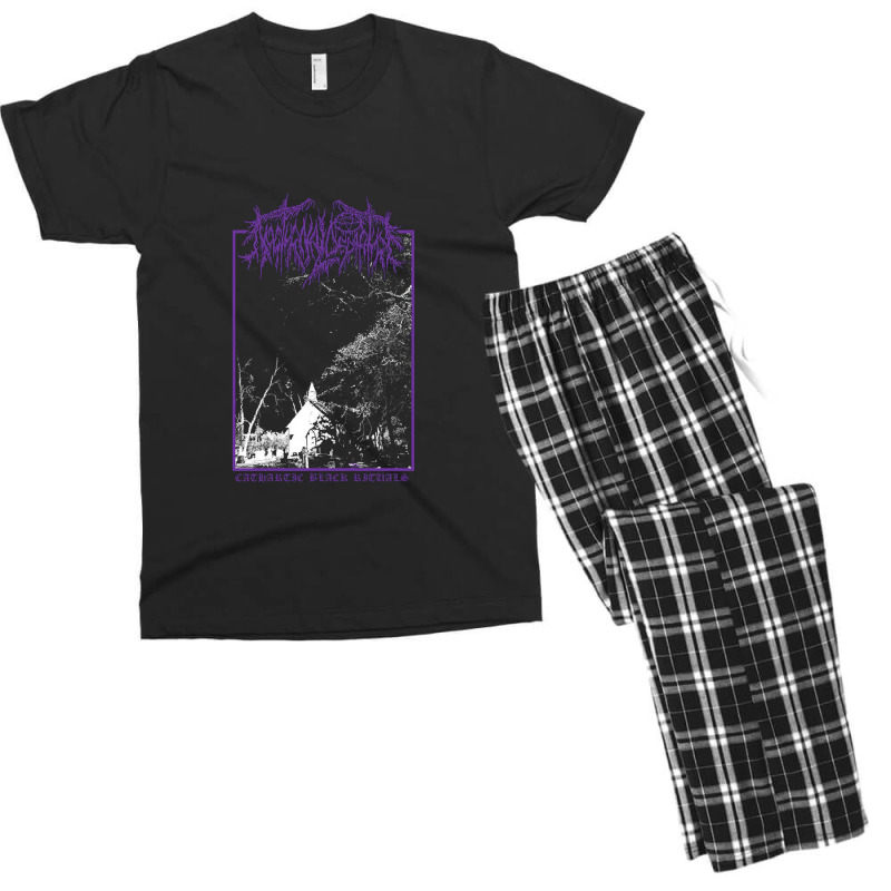 Nocturnal Departure Cathartic Black Rituals Men's T-shirt Pajama Set by RoseannTrujillo | Artistshot