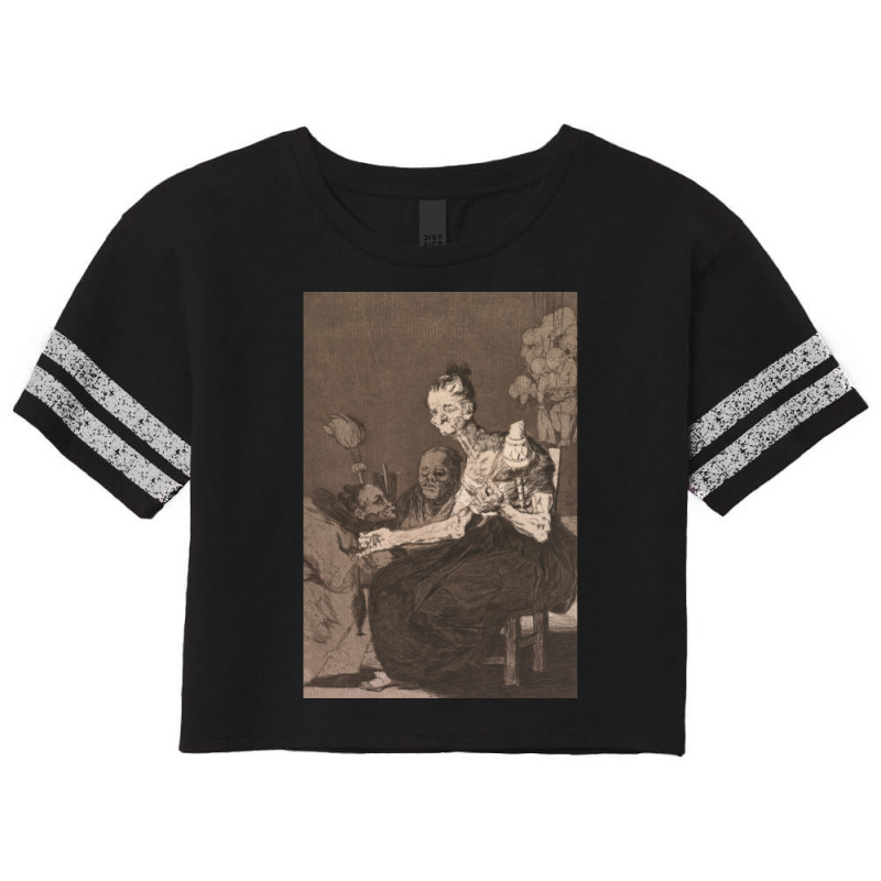 They Spin Finely By Francisco Goya Scorecard Crop Tee by Kuwannin528 | Artistshot