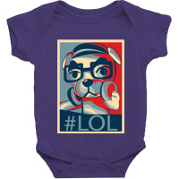 Earphone Dog Baby Bodysuit | Artistshot