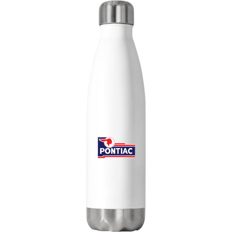 Retro Pontiac Classic Car Dealership Sign Stainless Steel Water Bottle | Artistshot