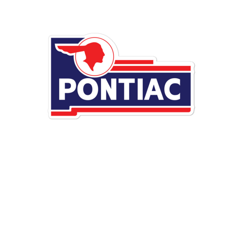 Retro Pontiac Classic Car Dealership Sign Sticker | Artistshot