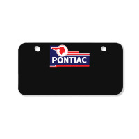 Retro Pontiac Classic Car Dealership Sign Bicycle License Plate | Artistshot