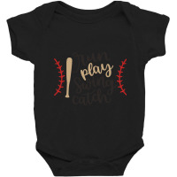 Run Play Swing Catch Baby Bodysuit | Artistshot