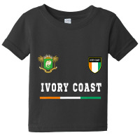 Ivory Coast Sportsoccer Jersey Flag Football Baby Tee | Artistshot