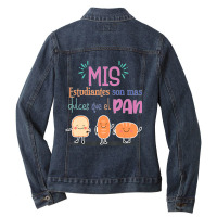 Maestra Espanol Spanish Teacher-03 Ladies Denim Jacket | Artistshot