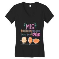 Maestra Espanol Spanish Teacher-03 Women's V-neck T-shirt | Artistshot