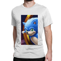 Shy Blue Classic T-shirt | Artistshot