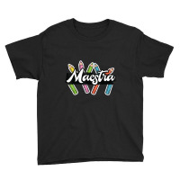 Maestra Spanish Teacher Bilingual Youth Tee | Artistshot