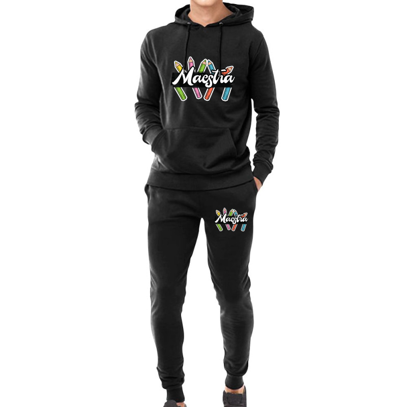 Maestra Spanish Teacher Bilingual Hoodie & Jogger set by kentuckykonpha9 | Artistshot