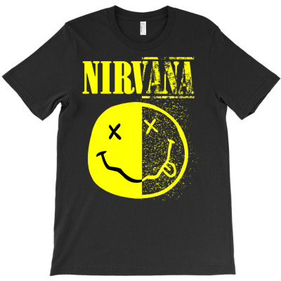 Nir.va.nas Smile Vintage T Shirt T-shirt Designed By Fricke