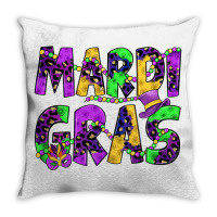 Mardi Gras Throw Pillow | Artistshot