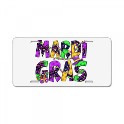 mardi gras License Plate | Artistshot