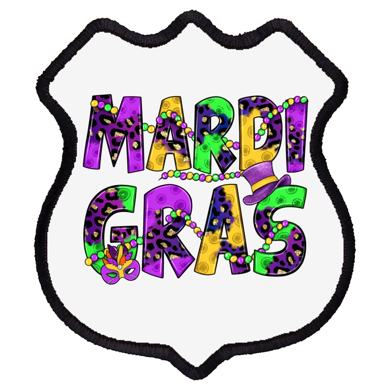 Mardi Gras Shield Patch | Artistshot