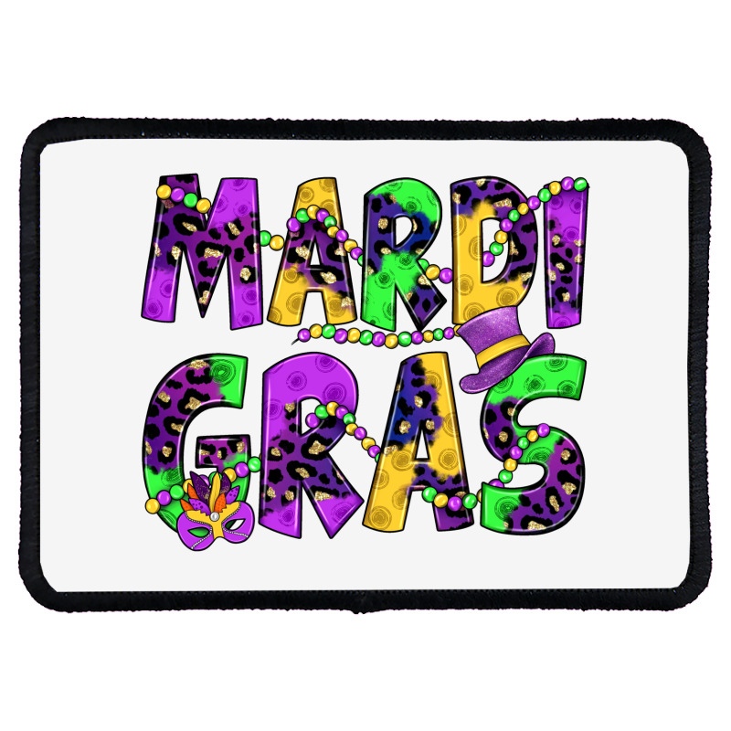 Mardi Gras Rectangle Patch | Artistshot
