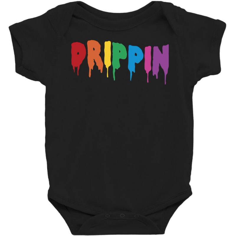 Drippin Colorful Rainbow Hip Hop Lovers Dripping Sauce Pullover Hoodie Baby Bodysuit | Artistshot