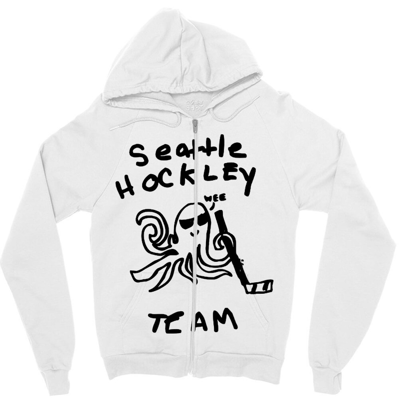 Seattle Hockley Team Zipper Hoodie by saterseim | Artistshot