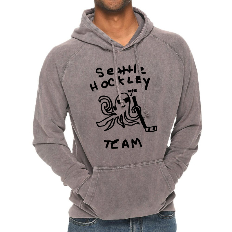 Seattle Hockley Team Vintage Hoodie by saterseim | Artistshot