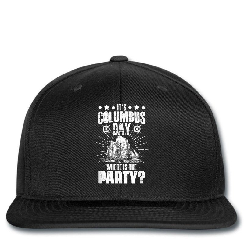 It's Columbus Day 1942 American Italian Christopher Columbus T Shirt Printed hat by cm-arts | Artistshot