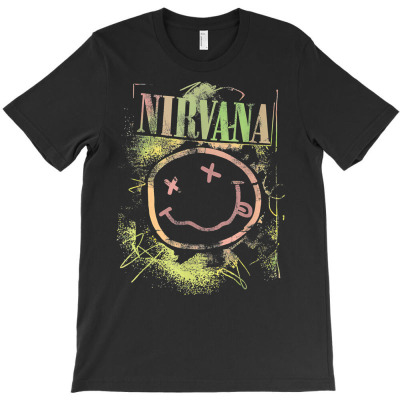 Vintage Nir.va.nas Smile Design Limited T Shirt T-shirt Designed By Fricke