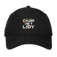 Cause I'm A Lady Damn Gina 90s Tv Show Men Adjustable Cap | Artistshot