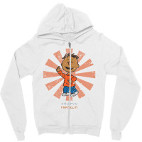 Franklin Retro Japanese Peanuts Zipper Hoodie | Artistshot