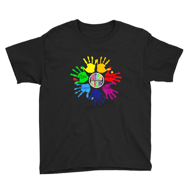 Awareness Sign Language Hand Puzzle Support Youth Tee by nandhinidi | Artistshot